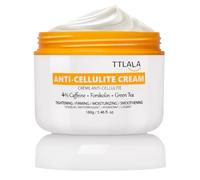 TTLALA Crème anti-cellulite pour fesses et cuisses, crème chaude avec 2 % de caféine et de forskoline, B Flat Belly Fir