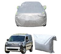 TTLDA Bâche Voiture, pour Renault Kangoo Express Maxi Compact Van Housse Véhicule Exterieu Doublure Coton Respirant Etanche Anti Grele Anti Pluie,Kangoo Maxi