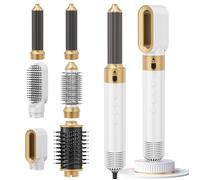 TTLIFE Airstyler 6-en-1 - Brosse sèche-cheveux ionique 1350 W, 6 têtes interchangeables