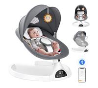 TTLIFE Balancelle bebe electrique, Transat Bébé Électrique, Transat bébé avec télécommande et wireless pour Style de contrôle APP