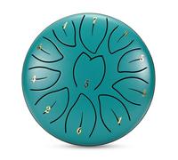 TTLIFE Tambour de Langue 6 Pouces 11 Tons Handpan C Key Percussion Steel Tongue Drum Instrument de Musique Enfant,Livré Avec le Sac