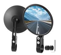 TTLIFE Universal Motorcycle Rearview Mirror rétro Vue latérale arrière Miroir Moto Guidon Fin Miroirs