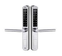 TTlock empreinte digitale double face étanche IP55 extérieur électronique intelligente serrure de porte ultra-mince (Couleur : App-, Taille : 22 240 4585)