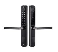 TTlock Fingerprint double face étanche IP55 extérieur électronique intelligente serrure de porte ultra-mince (Couleur : App -01, Taille : 240 270 2885)