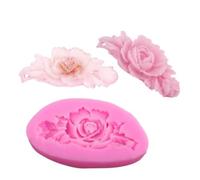 TTOA Moule 3D en silicone en forme de marguerite pour fondant | Moule à sucre | Moule à glaçage en forme de fleur | Décoration de gâteau