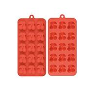 TTOA - Moule à 15 cavités en silicone pour cerises | Moule à chocolat | Glaçons à cerise | Cire fondue | Outil de décoration de gâteau
