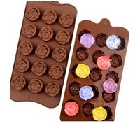 TTOA - Moule à chocolat en silicone 3D en forme de rose | Moule à fleurs et glaçons