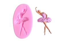 TTOA Moule à fondant en silicone Motif ballerine