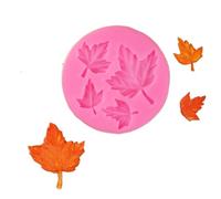 TTOA Moule à Fondant Feuille d'érable en Silicone | Pâte à Sucre | Thème Automne | Décoration de Gâteau