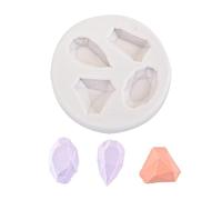 TTOA Moule en silicone en forme de diamant pour fondant | Moule à sucre pour décoration de gâteaux