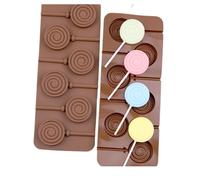 TTOA Moule en silicone pour sucettes en forme de tourbillon | Moule à bonbons | Moule à sucettes | Moule amusant