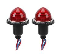 TTOCAR 2 Pièces Feu Stop Arrière 72 Mm LPB630 DC12 V Feu Arrière, Feux Arrière de Frein, Feux Arrière de Remplacement pour Classique Mini Morris Minor Traveler(Rouge)
