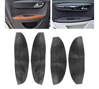 TTOILS Garniture de Couverture d'accoudoir de Panneau de Porte intérieure de Voiture en Cuir Microfibre 4 pièces, pour Citroen C4 (2006-2016)/C4 coupé Accessoires