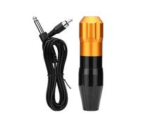 TTOOGO Machine à stylo de tatouage rotatif pour la doublure et l'ombrage - Gun tatouage à carton alimenté RC léger compatible avec 3 mm, une profondeur réglable de 0 à 3 mm,D'or