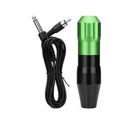 TTOOGO Machine à stylo de tatouage rotatif pour la doublure et l'ombrage - Gun tatouage à carton alimenté RC léger compatible avec 3 mm, une profondeur réglable de 0 à 3 mm,Vert