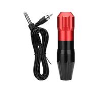 TTOOGO Machine à stylo de tatouage rotatif pour la doublure et l'ombrage - Gun tatouage à carton alimenté RC léger compatible avec 3 mm, une profondeur réglable de 0 à 3 mm,Rouge