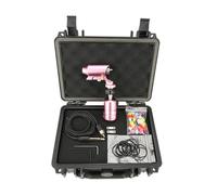 TTOOGO Machine de tatouage rotative avec trait réglable - Tatouage de moteur à tasse creuse pour doublure et ombrage, 4 types d'obus-éclats,Rose