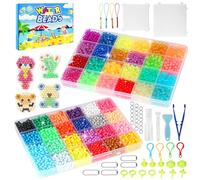TTOPBAO Perles d'eau Kit de Démarrage, 6400 Pièces en 48 Couleurs avec Perles Lumineuses, Transparentes et Uniques, Perle à eau Magique pour DIY Artisanat, Perless Recharge de Bricolage pour Enfants