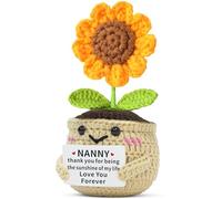 TTOVEN Cadeau de grand-mère fait à la main en forme de tournesol positif de la part de sa petite-fille, petit-fils, Thank You for Being the Sunshine of My Life