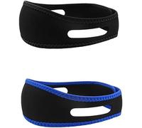 TTPSRY 2 Bandeaux Antironflement Ergonomiques Mentonnière Respirante Soutien Nocturne Ajustable Solution Sommeil Tranquille