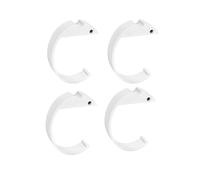 TTPSRY 4 Pièces Porte Sac à Main Table Crochet de Bureau Accroche Portable Support pour Sac à Main Accessoire Utilitaire pour Bureau (Blanc)