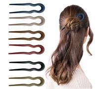 TTPSRY 6 Pièces Épingles à Cheveux en Forme U Bâtonnets Chignon Accessoires Coiffure Pinces Maintien Solide