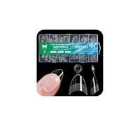 TTPSRY 600 Pièces Pointes d'Ongles Transparentes Ultra-Courtes Pas de Lime Nécessaire Ultra Minces et Invisibles Idéales pour Manucure DIY Salon Femmes Filles