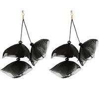 TTPSRY Boucles d'Oreilles Femme Pétales Noires Pendantes Légères Piercing Oreille Bijoux Élégants Accessoires Mode Piercing Tragus Cadeau Anniversaire(Noir)