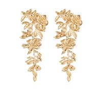 TTPSRY Boucles D'oreilles Florales Cascades Longues Pendantes Élégantes Bijoux Femmes Accessoires Mariage Soirée