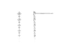 TTPSRY Boucles D'oreilles Pendantes Cascade Cristaux Zirconium Brillants Bijoux Élégants Longues Strass Luxe Femme