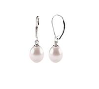 TTPSRY Boucles D'oreilles Perles Baroques Double Goutte Dorées Élégantes Bijoux Femme Naturelles Luxueuses