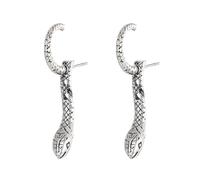 TTPSRY Boucles D'oreilles Serpent Vintage Créoles Sculptées Style Antique Bijoux Femme Accessoires Originaux