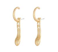 TTPSRY Boucles D'oreilles Serpent Vintage Créoles Sculptées Style Antique Bijoux Femme Accessoires Originaux