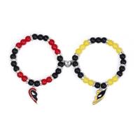 TTPSRY Bracelet Couple Deadpool Réglable Bijoux Femme Homme Perles Bracelet Amitié Amour Distance Cadeau Anniversaire Saint Valentin Natale Regali B