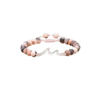 TTPSRY Bracelet Vague Élégant Pierre Naturelle Jaspe Réglable Bijou Femme Perles Minérales Accessoire Poignet Symbole Océan