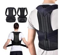 TTPSRY Correcteur Posture Dorsale Ajustable Respirant Support Colonne Vertébrale Redresse Dos Ceinture Maintien Épaules Soulagement Douleur Cervicale