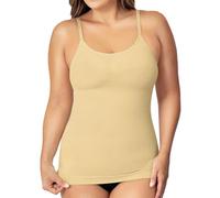 TTPSRY Haut Sculptant Débardeur Gainant Femme Ventre Plat Gaine Amincissante Contrôle Du Ventre Lingerie Tank Tops Gilet de compression Soutien-gorge Intégré Body Shaper Sans Soudure (Beige, XL)
