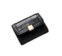 TTPSRY Petit Portefeuille pour Femme, Cuir Porte Monnaie Zipper Porte-Monnaie avec Titulaire de la Carte de Crédit Cash, RFID Blocage Court Sac d'argent Femmes (Noir)