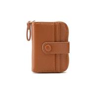 TTPSRY Porte Carte Femme Accordéon Cuir PU Portefeuille Petit Zippé Légers Portefeuilles Souple Plusieurs Compartiments Emplacements Grande Capacité Carte Crédit Mode Cadeau（Marron）
