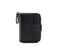 TTPSRY Porte Carte Femme Accordéon Cuir PU Portefeuille Petit Zippé Légers Portefeuilles Souple Plusieurs Compartiments Emplacements Grande Capacité Carte Crédit Mode Cadeau（Noir）