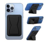 TTPSRY Porte-Cartes Magnétique pour iPhone 16/15/14/13/12 Série Compatible MagSafe avec Support Réglable et Stockage de 3 Cartes Portefeuille Téléphone