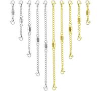 TTPSRY Rallonges de Chaîne Magnétiques Fermoirs Mousqueton Connecteurs Bijoux Extension Collier Bracelet
