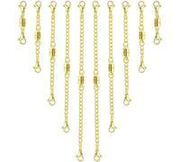 TTPSRY Rallonges de Chaîne Magnétiques Fermoirs Mousqueton Connecteurs Bijoux Extension Collier Bracelet
