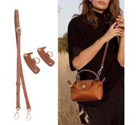 TTPSRY Sangle Bandoulière Ajustable Cuir Bouton Pression Attache Mousqueton Accessoire Sac Main Femme