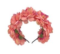 TTPSRY Serretête Couronne Florale Artificielle Bandeau Cheveux Élégant Accessoire Coiffure Mariage Cérémonie Printemps Été