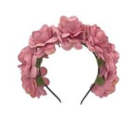 TTPSRY Serretête Couronne Florale Artificielle Bandeau Cheveux Élégant Accessoire Coiffure Mariage Cérémonie Printemps Été