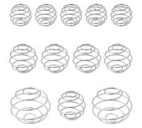 TTQiAnJ 12 Pièces Boule de Mélange en Acier Inoxydable,Mélangeur de Protéines,Boule de Mélangeur pour Milkshake Boissons Jus protéine,Argent