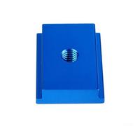 Ttrack Slider M6/M8 Écrou à fente en T en alliage pour le travail du bois, accessoires de rail en T, composants de table, rallonges, scie de table en aluminium (M8, bleu)