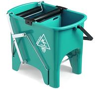 TTS 0 V006410 Squizzy et essoreuse à rouleaux en caoutchouc 15 litre à pédale intégrée, amovible Partition