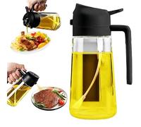 TTSTOIEE vaporisateur huile 16 oz/470ml,2 in 1 spray huile cuisine+bouteille huile,cuisson salade grill avec huile spray cuisine